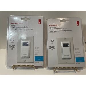 Honeywell Home‎ RPL5530A 7 Day Programmable Light Switch Timer Single Pole 3 Way